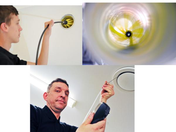 Ventilationsrengoring och injustering